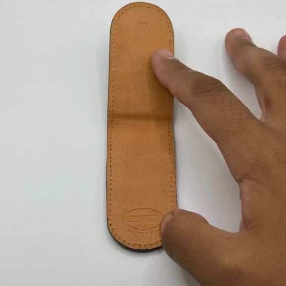 Vintage Fossil Magnetic Alligator Leather Money Clip - Picture 4 of 5